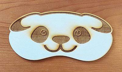 BAL003 Panda 20 x 10 cm