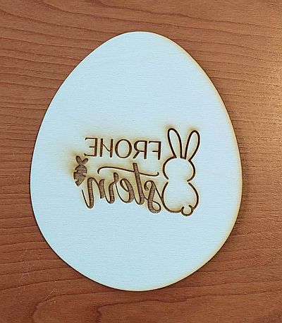 ONT001 Oster Nest "Frohe Ostern" 29 x 24 cm