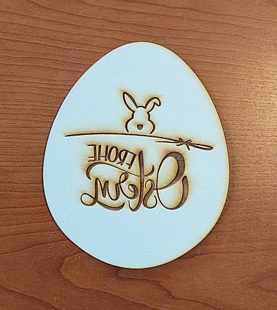 ONT008 Oster Nest "Frohe Ostern" 29 x 24 cm