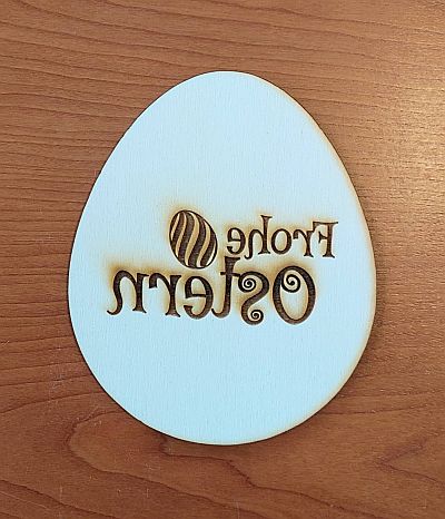 ONT010 Oster Nest "Frohe Ostern" 29 x 24 cm